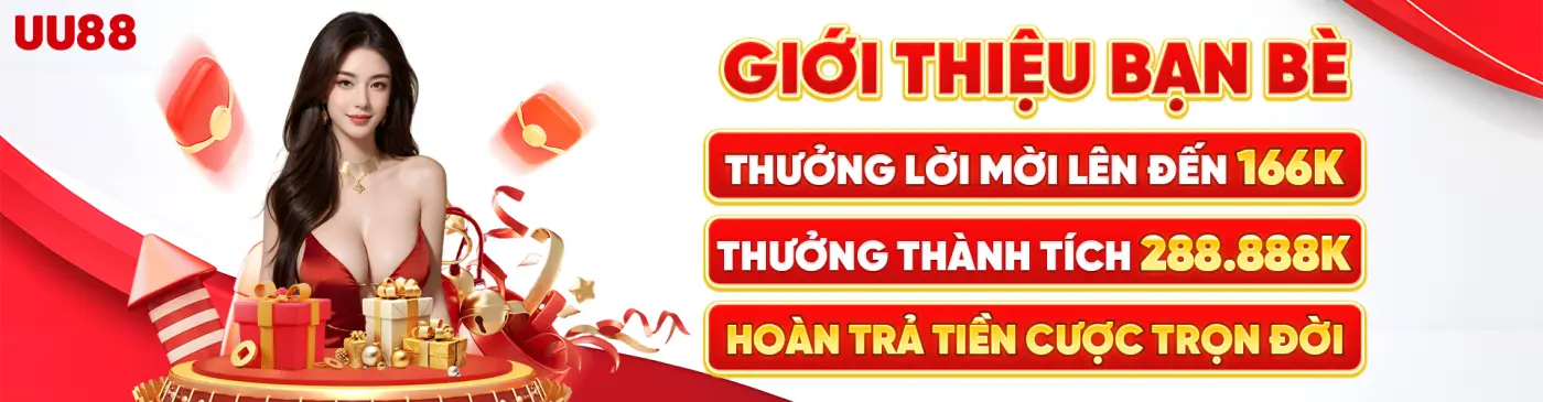 Giới thiệu bạn bè thưởng lời mời lên đến 166k, thưởng thành tích 288.888k hoàn trả tiền cược trọn đời
